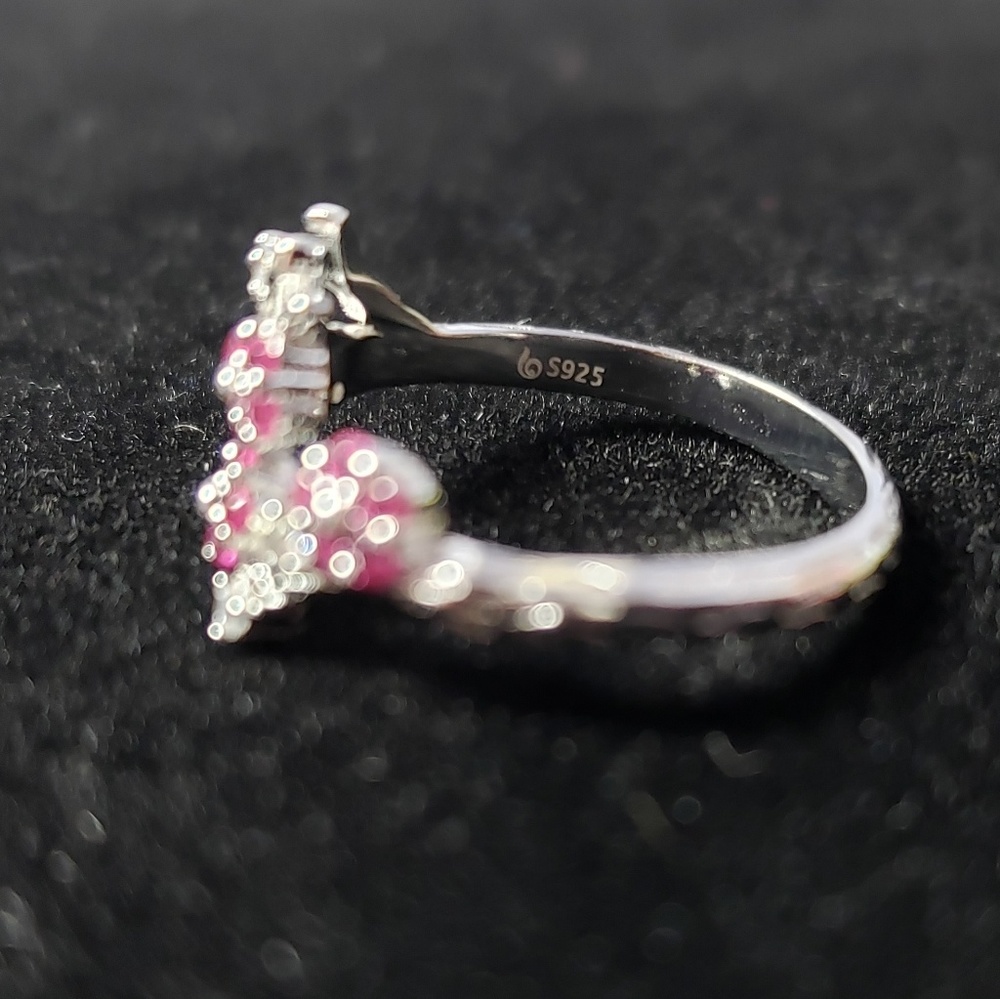925 Silver Cherry Blossom Flower Branch Sizeable - Picture 7 of 8